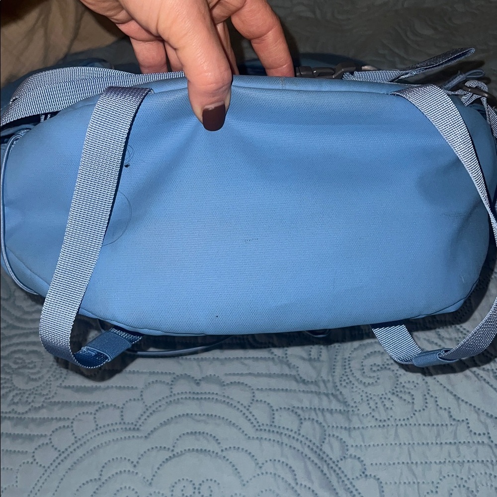 The North Face Teal Backpack with Bungee Cord - Picture 3 of 4